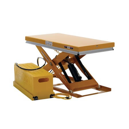 Vestil WorK Station Scissor Lift, 1500 lb. Cap, 24"W, 48"L EHLT-WS-2448-1.5-36